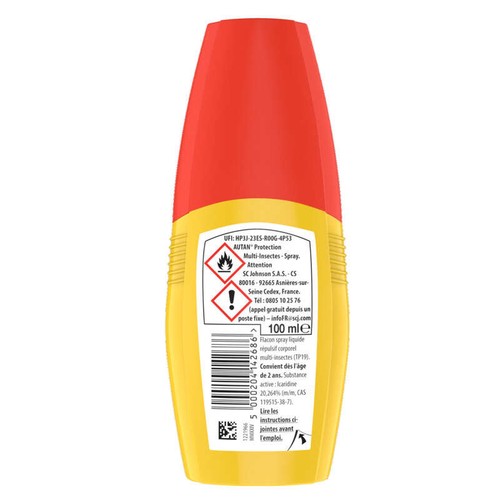 Autan Multi Insectes Protection Plus Lotion 100ml