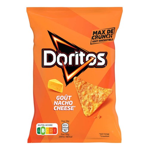 Doritos Chips Tortilla Goût Nacho Cheese 160g