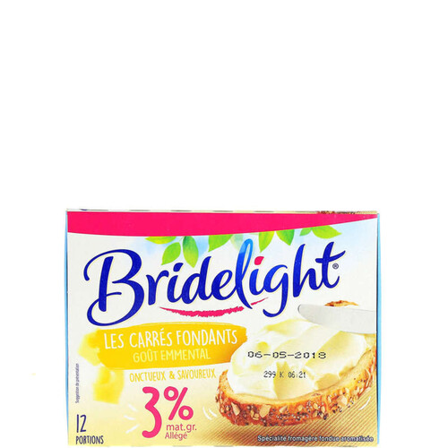 Bridelight Fromage Fondu 3% mg x12 200g