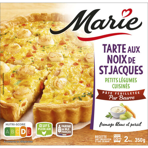 Marie Tarte marie noix st jacques pur beurre 350g