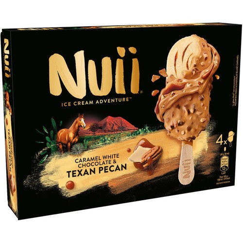 Nuii Glace caramel White Chocolate & Texan Pecan 264g
