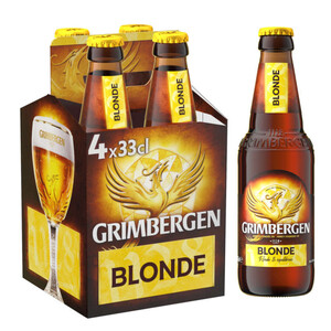 Grimbergen Bière Blonde d'Abbaye 4 x 33cl