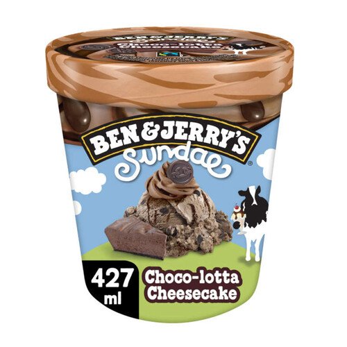 Ben & Jerry's sundae choco-lotta cheesecake 427 ml