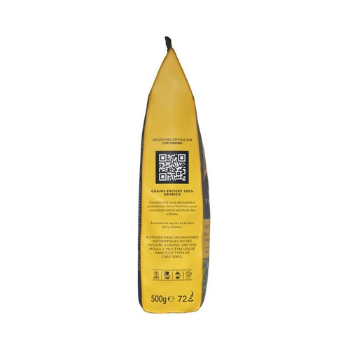 L'Or Café en grain Terres d'Amazonie 500g
