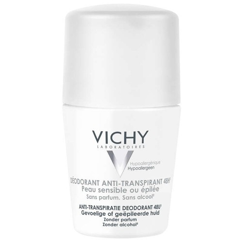 [Para] Vichy Déodorant Roll-On Anti Transpirant Peau Sensible 48H 50ml