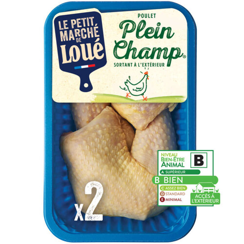 Plein Champs Cuisse De Poulet Jaune X2 500G