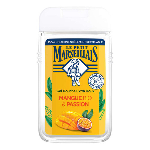Le Petit Marseillais gel douche extra doux mangue bio & passion 250ml