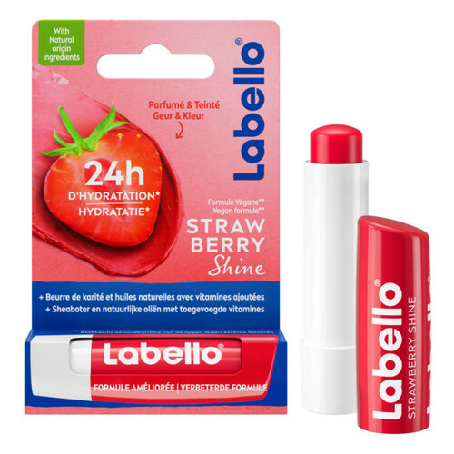 [Para] Labello stick soin des lèvres hydratant fraise 5.5ml