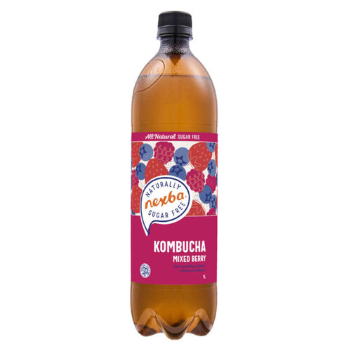 Nexba Mixed Berry Kombucha 1L