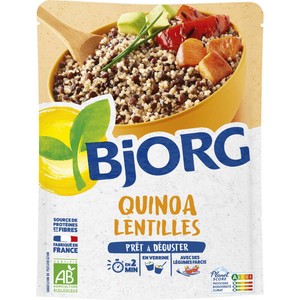 Bjorg Veggie Quinoa Lentilles Bio 250g