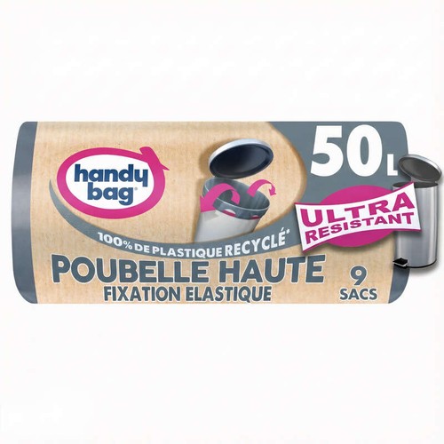 Handy Bag Sacs Poubelle haute 9x50L