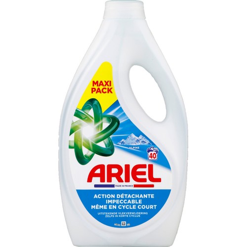 Ariel Liquide détergent Alpine x40