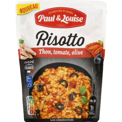 Paul & Louise Risotto Thon Tomate Olive 300g