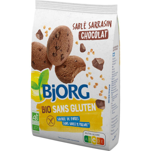 Bjorg Sablés Chocolat Sans Gluten Bio 250G