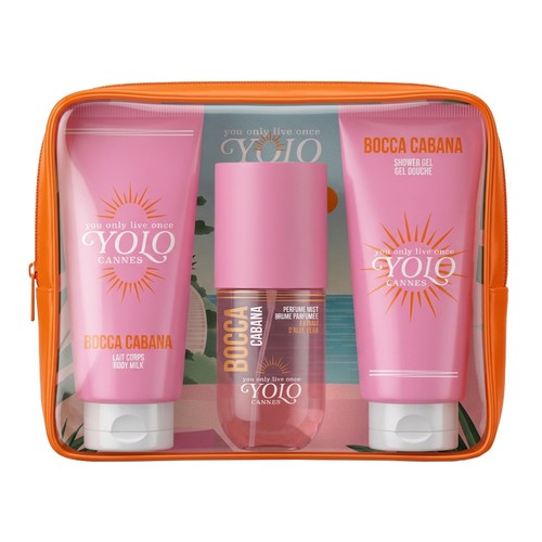 Yolo Cannes Trousse Bocca Cabana Gel douche 100ml + Lait corps 100ml+ Brume 90ml