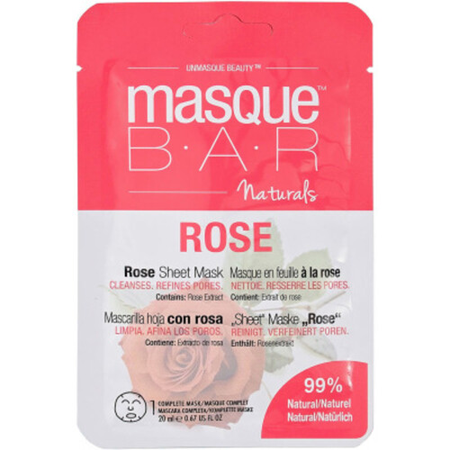 Mask Bar Masque En Tissu Naturals Rose