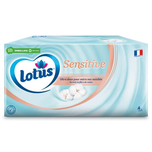 Lotus Mouchoirs Boîte Sensitive x80