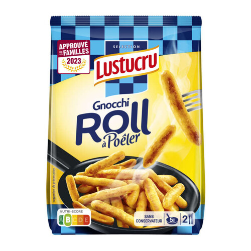 Lustucru Pâtes Fraîches Gnocchi Roll à Poêler 300g