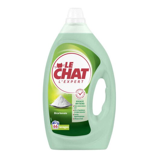 Le Chat l'expert bicarbonate 66 lavages 2.97L