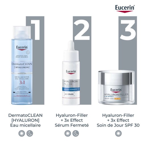 [Para] Eucerin + 3x Effect Soin de Jour SPF15 Peau Sèche 50ml