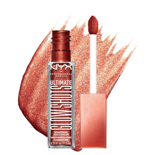Nyx Ultimate Glow Shots Fard A Paupières Liquide Clementine Fine 7,5 ml