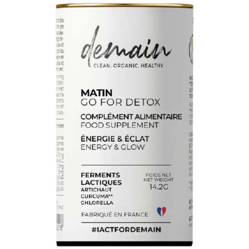 [Para] Demain Go For Detox Complément Alimentaire Energie et Eclat 14.2g