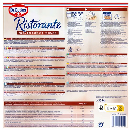DrOetker Pizza Ristorante Bolognaise 375g
