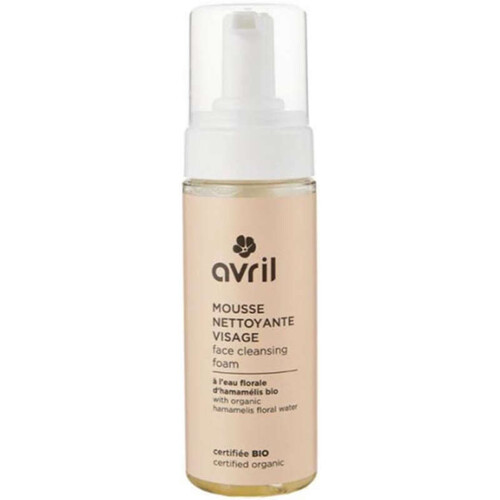 Avril mousse nettoyante visage bio 150ml