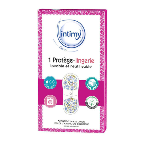 Intimy Protège Lingerie Lavable Et Réutilisable Bio X1