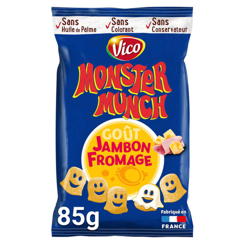 Monster Munch chips jambon/fromage 85g