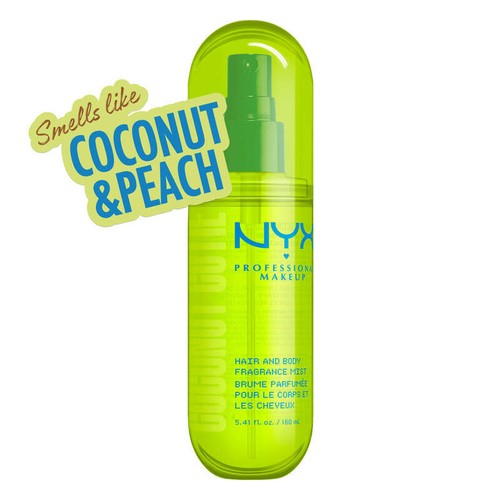 NYX Professional Makeup Fat Oil Body Brume parfumée Corps & Cheveux Coconut Cutie 160ml