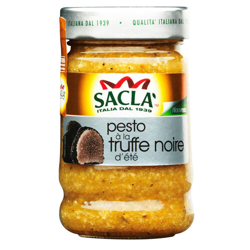 Sacla Sauce Pesto à la truffe blanche d'été 190g.