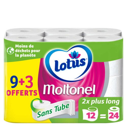 Moltonel Sans Tube 9 + 3 Rouleaux Gratuits