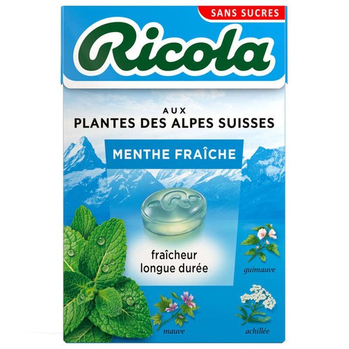 RIicola sans sucres Menthe Fraiche boîte de 50g