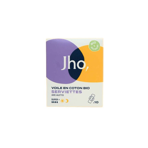 Jho Serviettes Jour et Nuit Super+ x10
