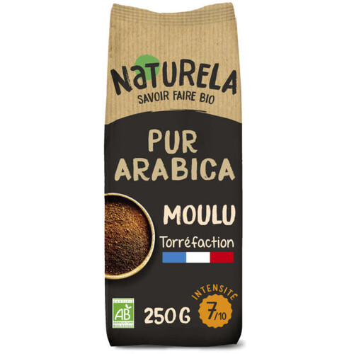 Naturela Café 100% Arabica Bio Intensité 7/10 250g