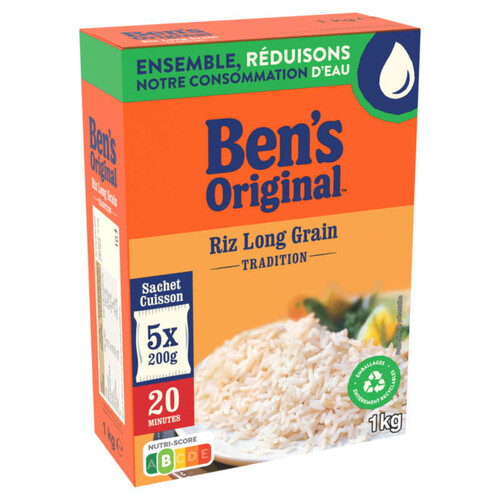 BEN'S ORIGIANL Riz à longs grains dans un sachet de cuisson