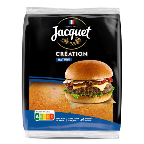 Jacquet Burgers création nature 260g