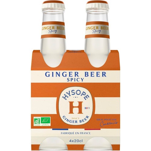 Hysope Ginger Beer Bio 4x20cl