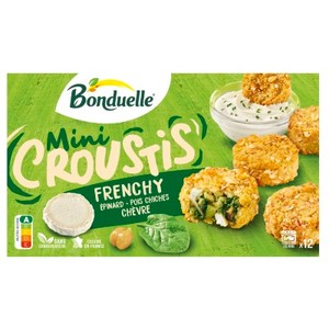 Bonduelle Mini croustis frenchy épinard courgette chèvre 240g