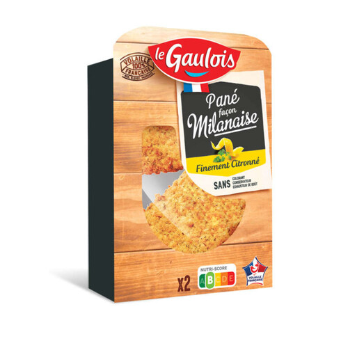 Le Gaulois Pané Milanaise Nature 2x100g