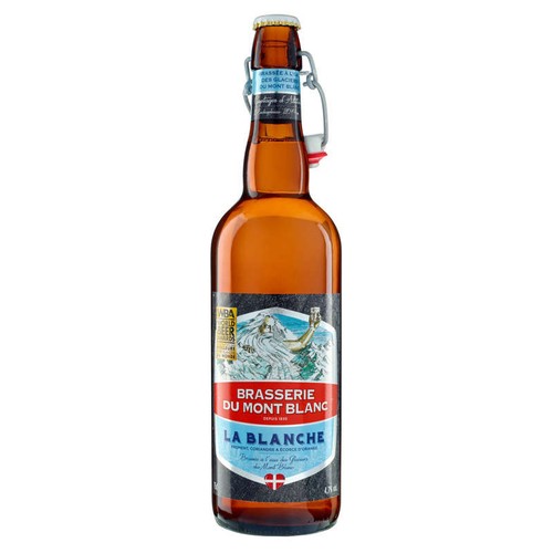 Brasserie du Mont Blanc Bière blanche artisanale 75cl
