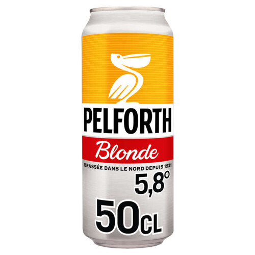 Pelforth Blonde Bière Du Nord Canette 50 Cl 5.8°