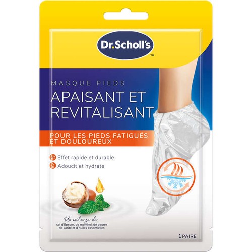 Scholl Masque pieds apaisant et revitalisant