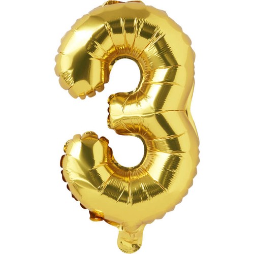 Monoprix Ballon Anniversaire Chiffre N°3