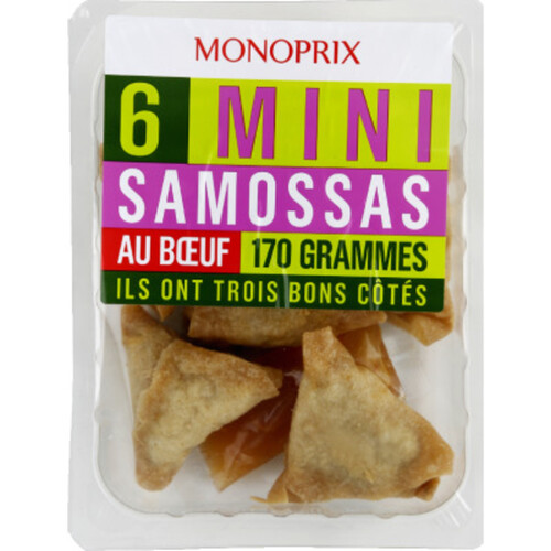 Monoprix Samousas Au Bœuf 150G