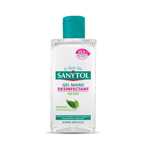 Sanytol Gel Mains Désinfectant, Thé Vert 75ml