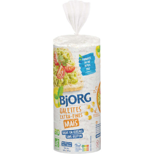 Bjorg Galettes Maïs Bio Sans Gluten 130g