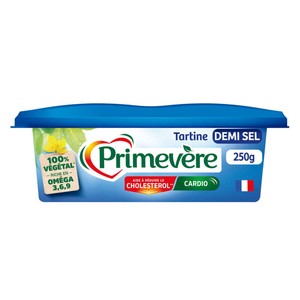 Primevère Margarine Tartine demi-sel 250g