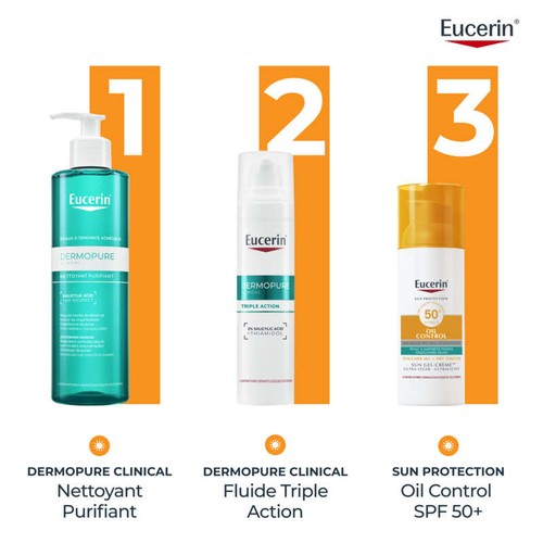 [Para] Eucerin Crème solaire Oil Control SPF50+ 50ml